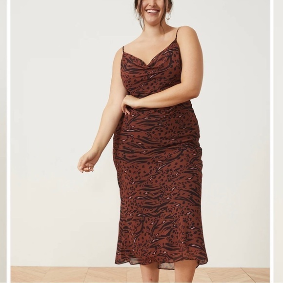LPA By Revolve Lorella Dress in Filthy Animal - Picture 1 of 9